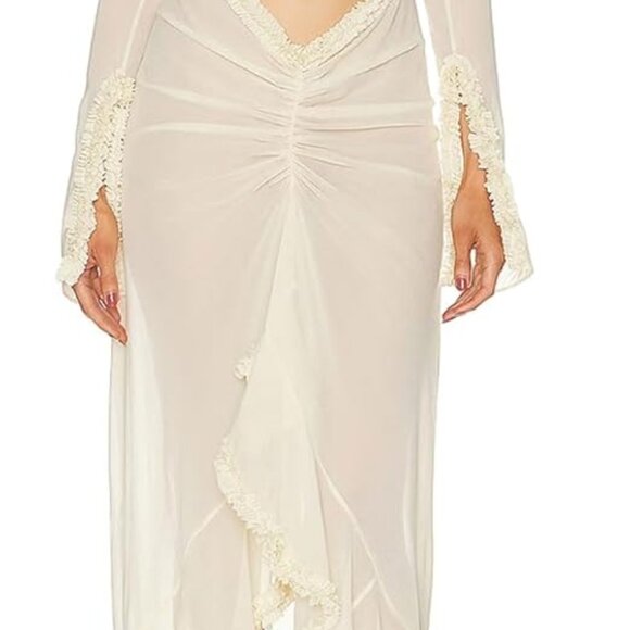 Hilma Gown, S, Creme - Picture 2 of 3